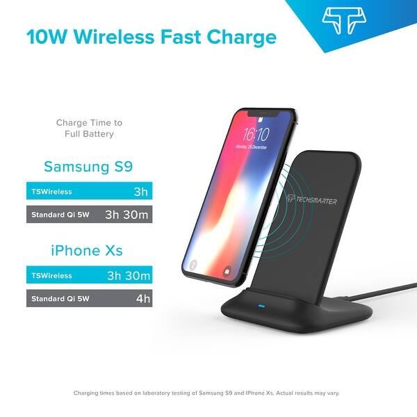 Shop Techsmarter Fast Charging Wireless Charger Stand Dock Qi