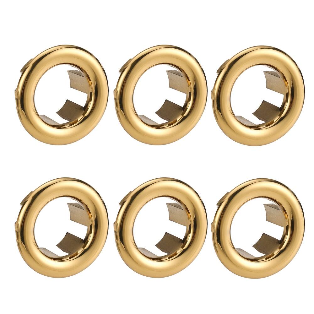 WOWOW 1.2 in. Sink Basin Trim Overflow Cover (6-Pack)