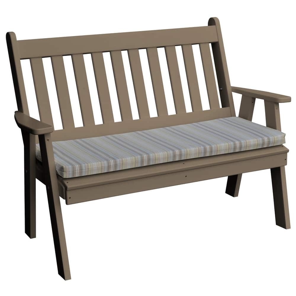 Poly 4' Traditional English Garden Bench