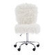 preview thumbnail 32 of 52, Clara Faux Fur Armless Office Chair
