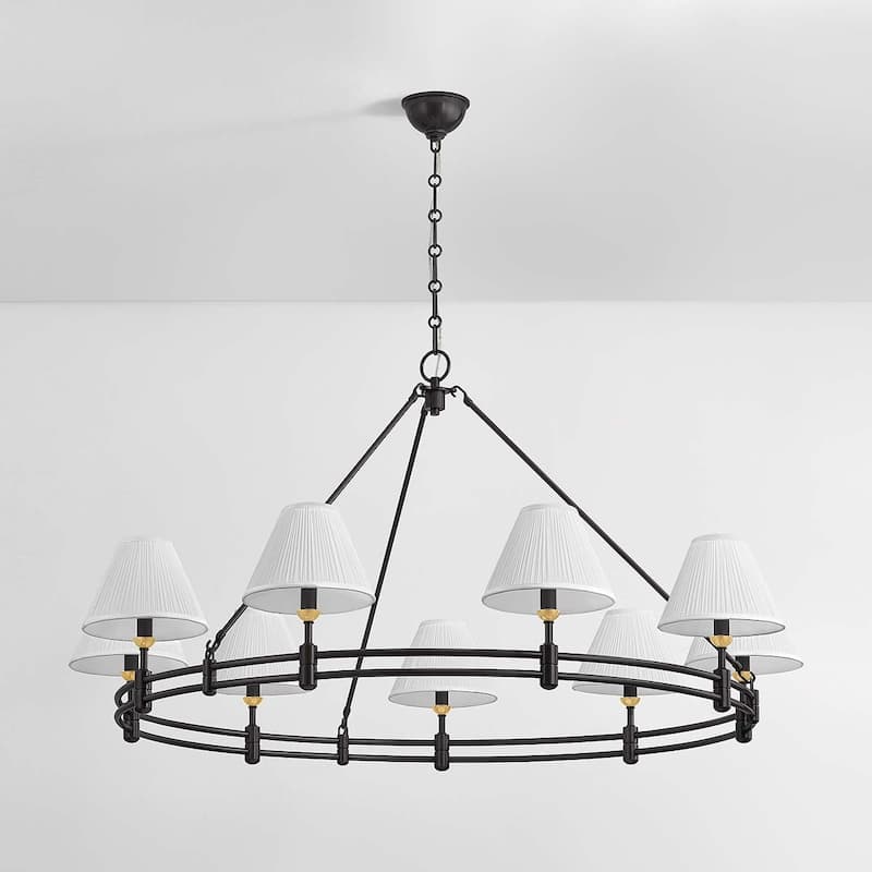 Hudson Valley Lighting MDS1801 Howard 9 Light 50" Wide Chandelier with