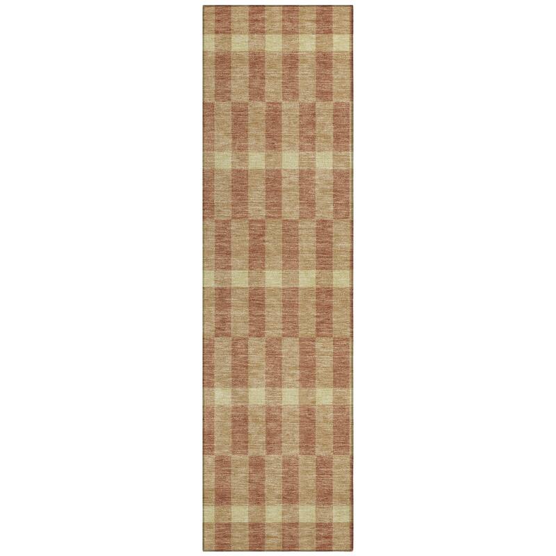 Machine Washable Indoor/ Outdoor Modern Augusta Chantille Rug