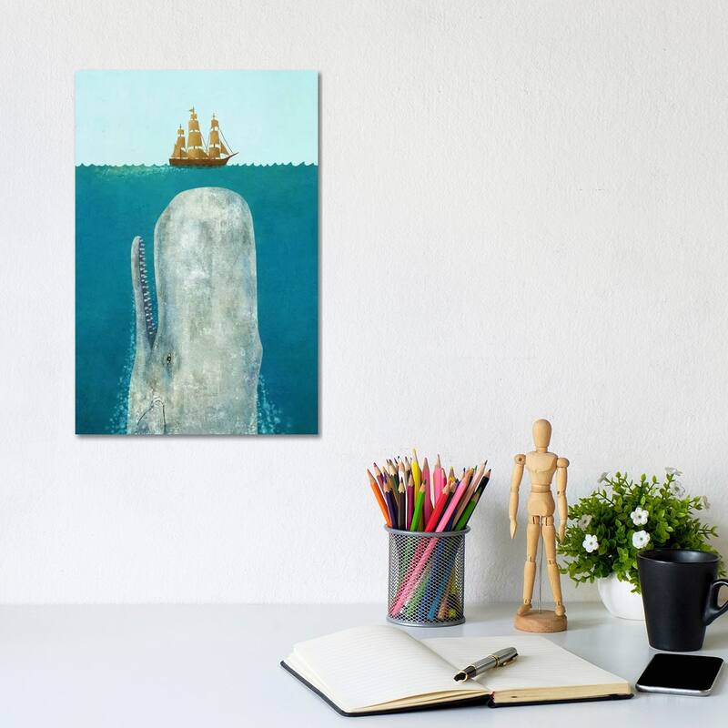 iCanvas 'The Whale' by Terry Fan Gallery-wrapped Canvas Print - 12x8x0.75