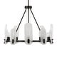 preview thumbnail 8 of 7, Uttermost 21381 Ellipse 10 Light 28" Wide Chandelier