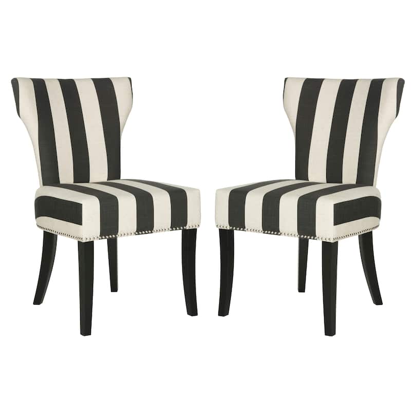 SAFAVIEH Tashina Nailhead Dining Chair (Set of 2) - 23Wx26Dx37H