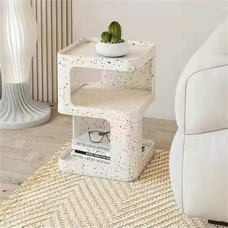 Nightstand Metal - Marble