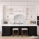 preview thumbnail 2 of 14, Hunter Astwood 1-Light Pendant - Kitchen Island, Dining Room, Entry - Art Deco, Contemporary, Clear Glass