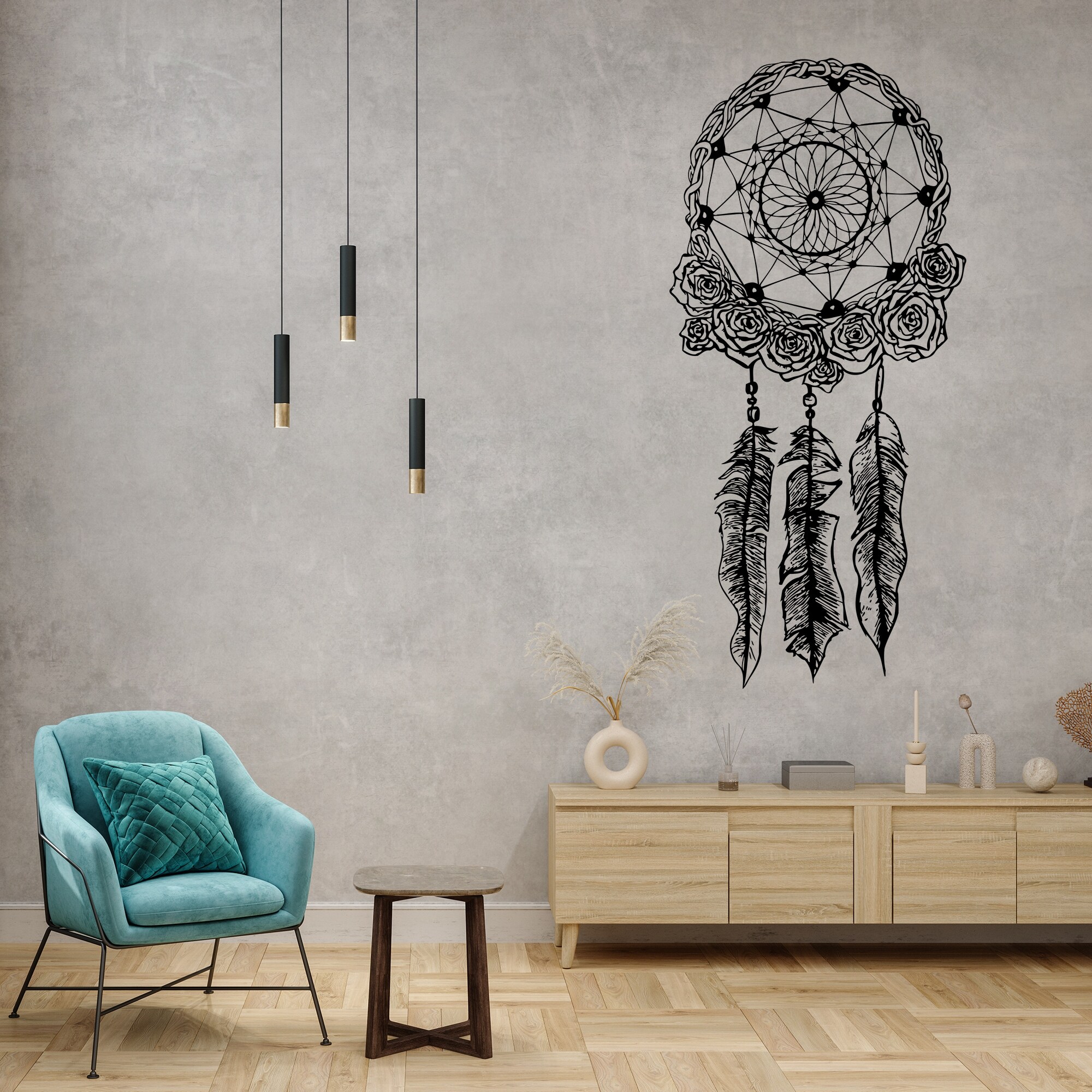 Dream Catcher Wall Decal Vinyl Sticker Decals-image