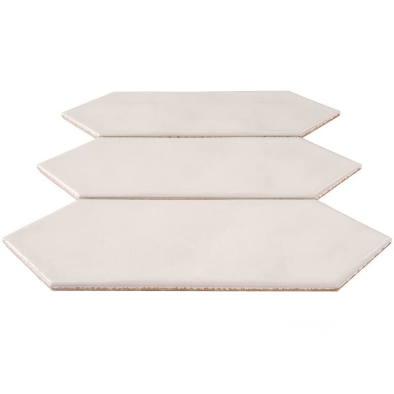 Forio 4" x 12" Picket Glossy Porcelain Mosaic Tile