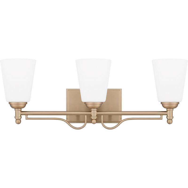 Esther 3-Light Bronze Gold Bath Light