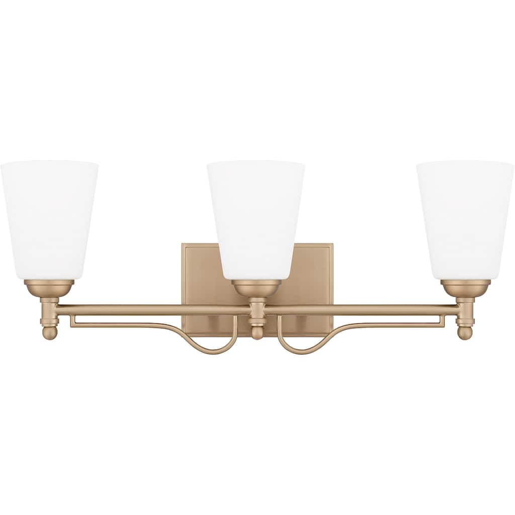 Esther 3-Light Bronze Gold Bath Light