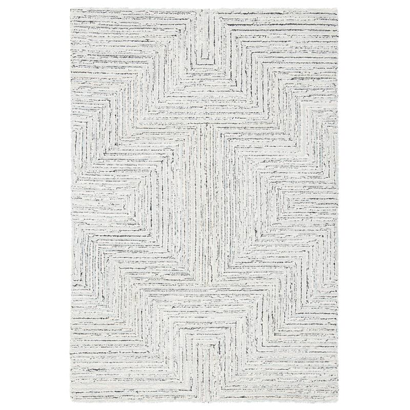SAFAVIEH Handmade Blossom Mahalia Modern Floral Wool Rug