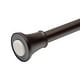 preview thumbnail 3 of 43, Utopia Alley Adjustable 72-Inch Shower Curtain Tension Rod - Rust-Proof Aluminum with Rubber End Cap, No Drill Installation