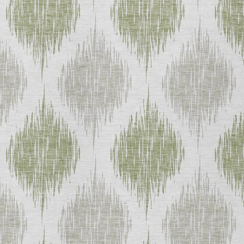 HomeRoots Ikat Transitional Rectangle Outdoor Rug