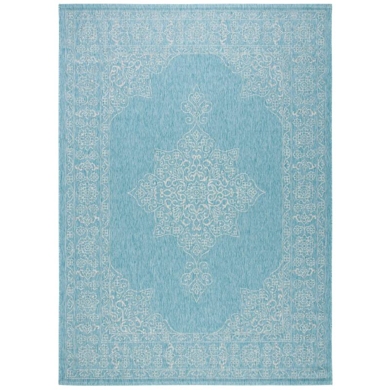 SAFAVIEH Courtyard Maralyn Indoor/ Outdoor Waterproof Patio Backyard Rug