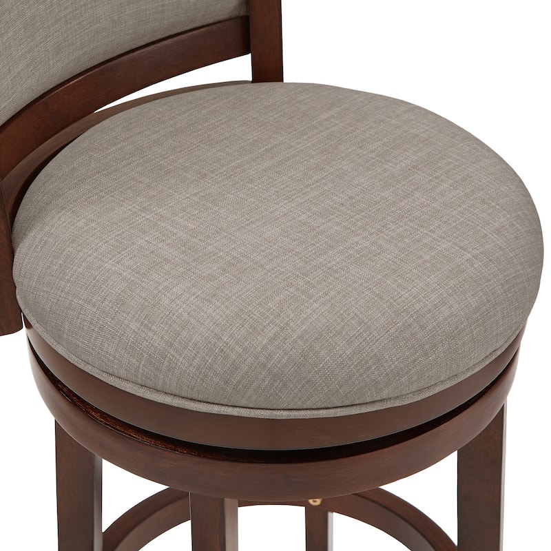 Verona Panel Back Swivel Counter Height Stool by iNSPIRE Q Classic
