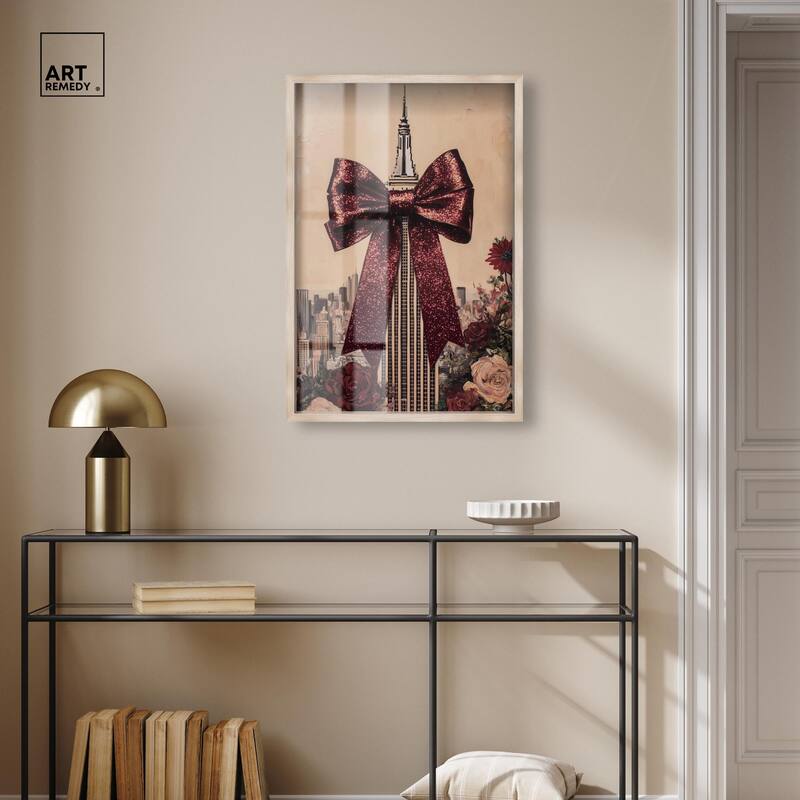 Sparkling Empire State Building Shadowbox by Art Remedy