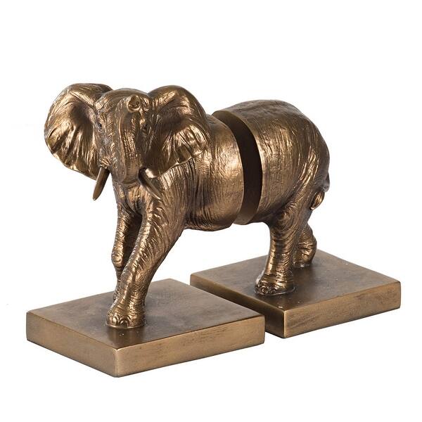 A&B Home Decorative Bookends Elephant Figurine Sculpture Book Ends for Home Decor Office Shelf Accent Decoration 6 inch A&B Home Decorative Bookends Elephant Figurine Sculpture Book Ends for Home Decor Office Shelf Accent Decoration 6 inch