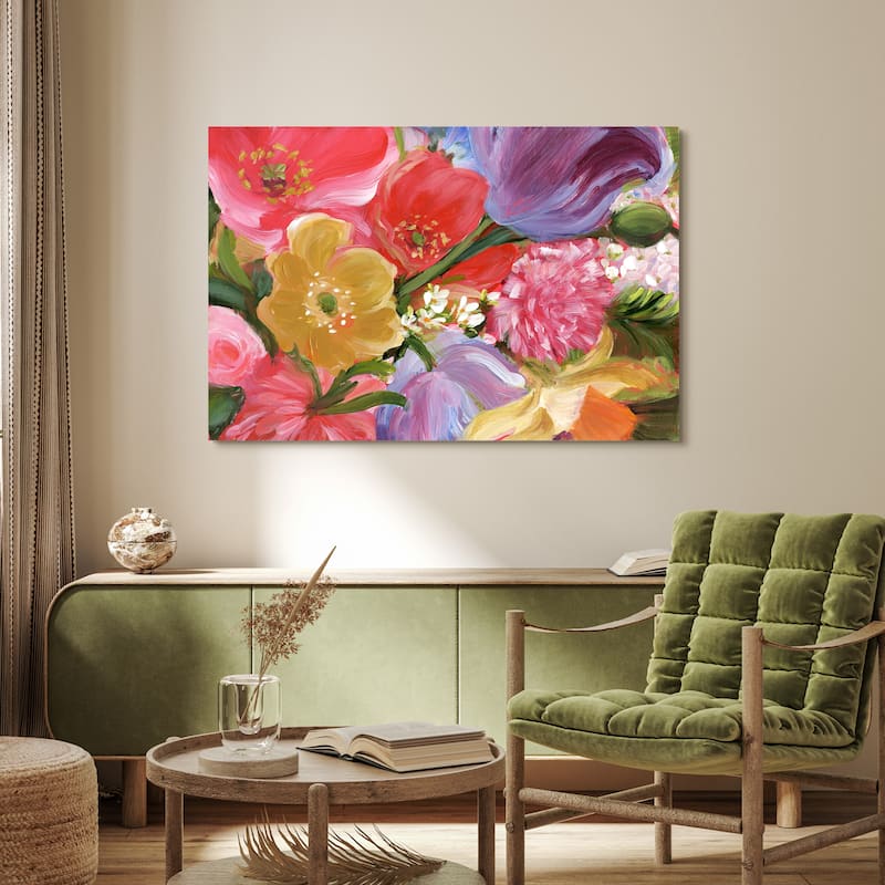 Empire Art Direct Blossom Symphony I Printed Tempered Glass Wall Art