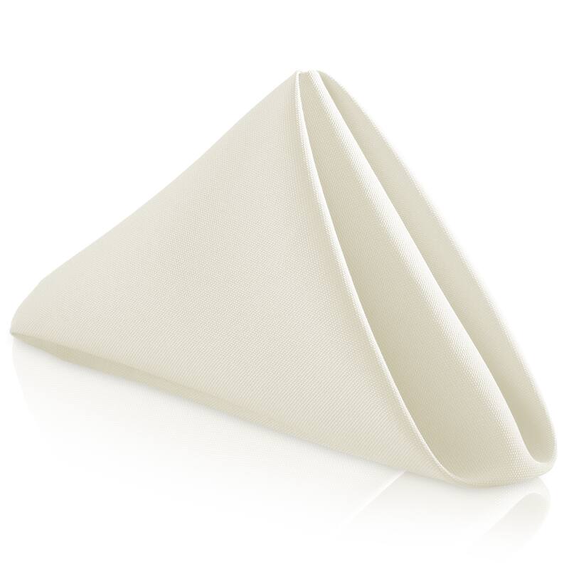 144 Pack 17 Inch Polyester Cloth Dinner Napkins for Party Restaurant