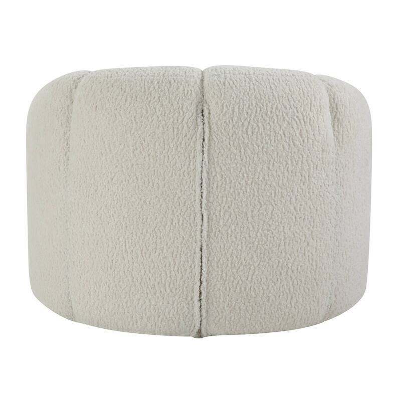 Christia White Swivel Chair