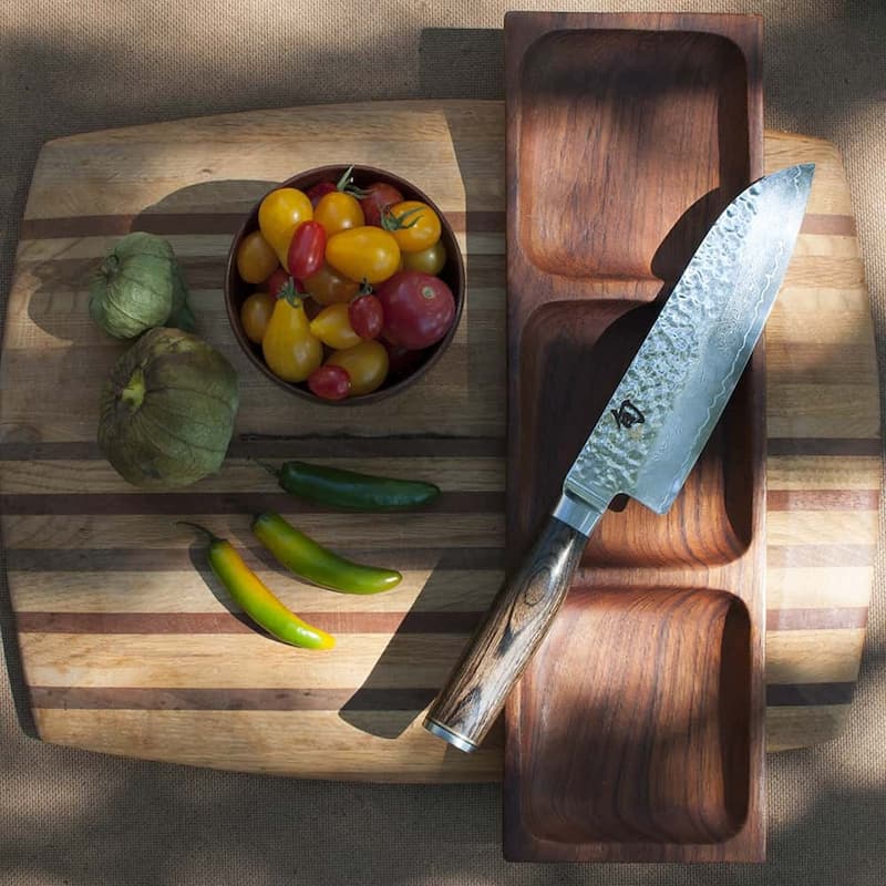 Shun TDM0702 Premier Santoku Knife - 5.5 Inch