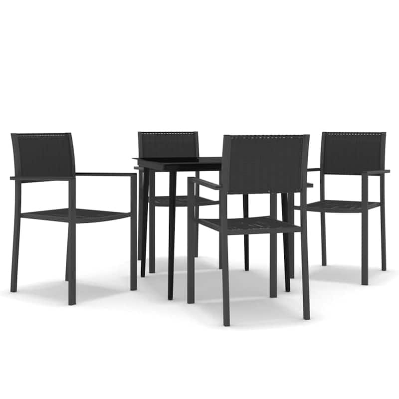 vidaXL Patio Dining Set Outdoor Dining Set Table and Chair Set for Garden