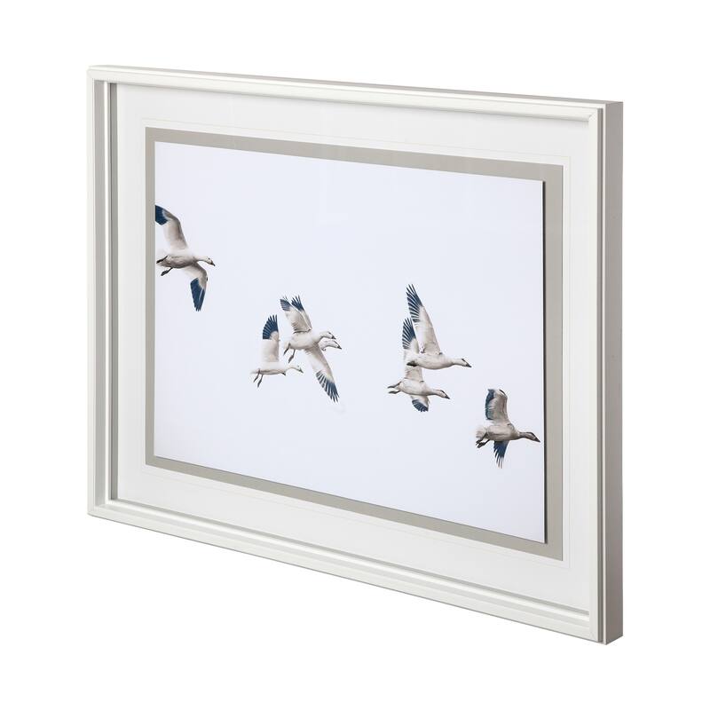 Winged Migration Framed Art Print