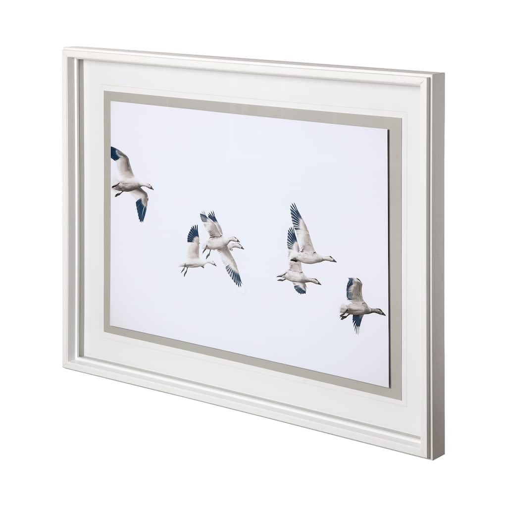Winged Migration Framed Art Print