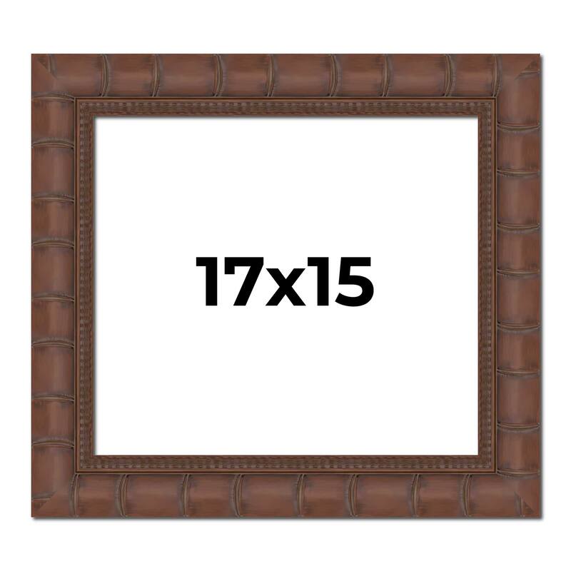 17x15 Frame Pewter Solid Wood Picture Frame Width 1.625 Inches | Interior Frame Depth 0.6875 Inches