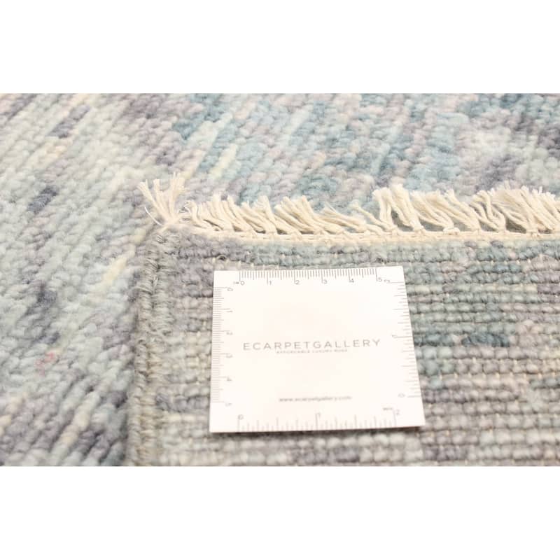 ECARPETGALLERY Hand-knotted Mystique Grey Wool Rug - 5'0 x 8'2