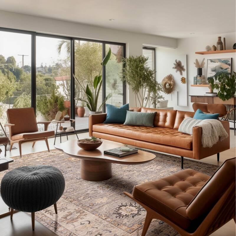 ECARPETGALLERY Hand-knotted Modern Oushak Grey Wool Rug - 9'1 x 12'3