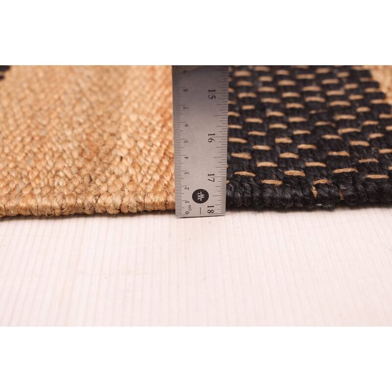 ECARPETGALLERY Flat-Weave Palas Denizli Tan Jute Rug - 5'5 x 7'8