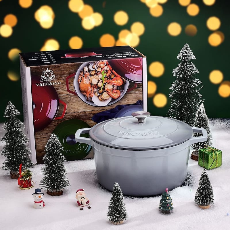 vancasso 5 Qt. Enemaled Cast Iron Dutch Oven
