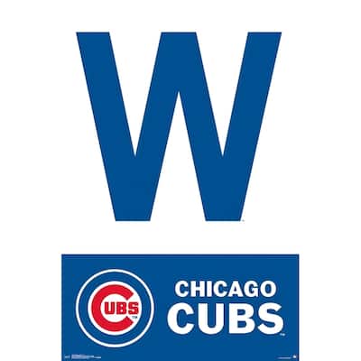 Chicago Cubs - W Art Poster - 24 x 36 Inch