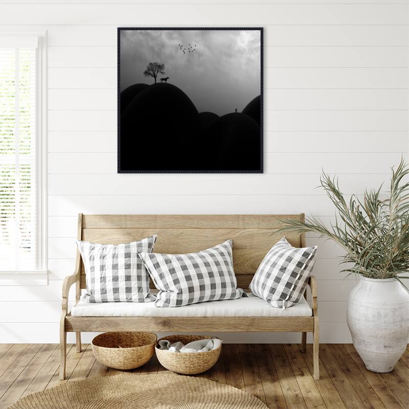 We by Hadi Malijani Framed Canvas Wall Art Print