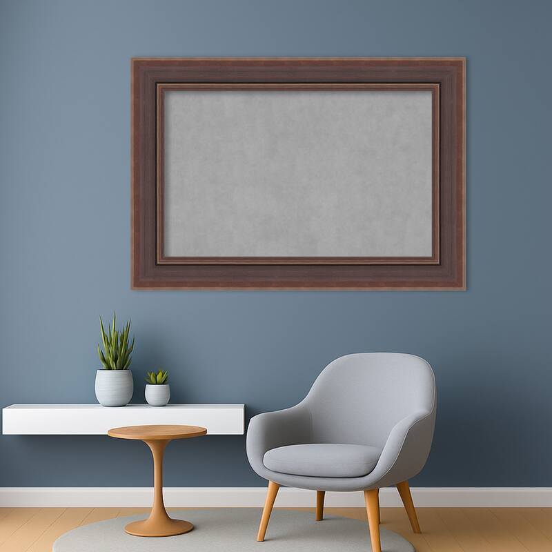 Amanti Art Moab Brown Bronze Framed Magnetic Board