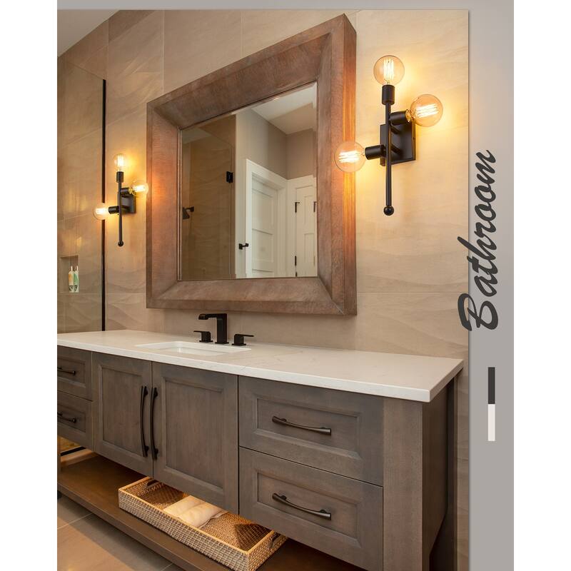 3Light Modern Farmhouse Vanity Wall Sconce Lamp On Sale Bed Bath