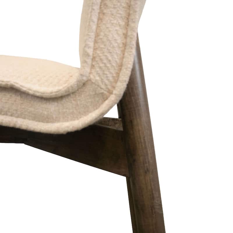 Magnolia Upholstered Oak Dining Chair (Set of 2)