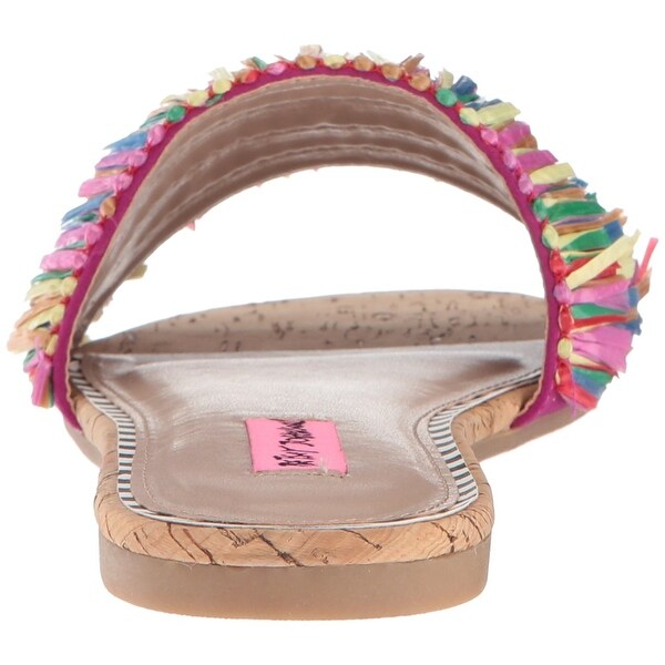 betsey johnson slide sandals