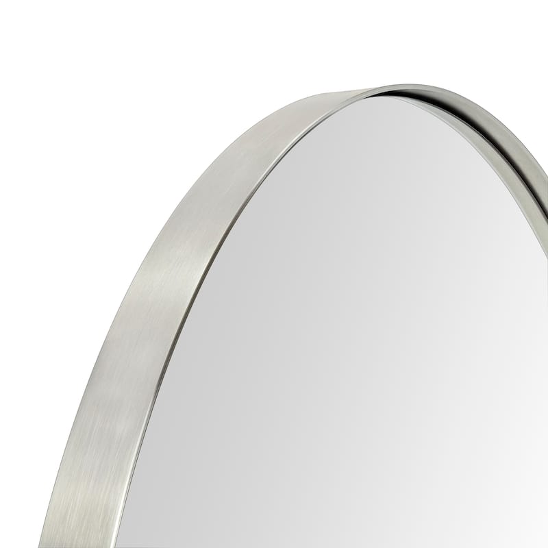 TEHOME Yolanta Round Metal Wall Mirror