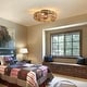 preview thumbnail 2 of 8, 19 In. Rattan Low Profile Ceiling Fan With Lights And Remote, Black Flush Mount Ceiling Fan Light
