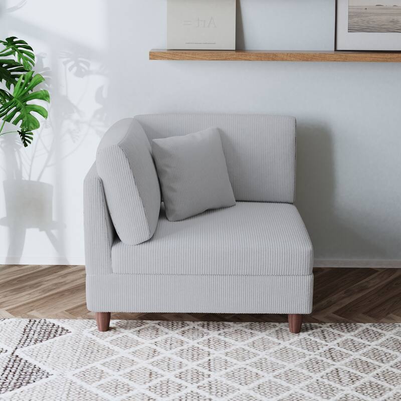 Free Combination Multi-Shaped Corduroy Sofa Modular