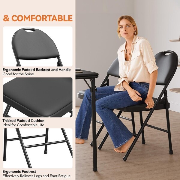 Folding Chairs Set of 2/4/6 - Bed Bath & Beyond - 41497103