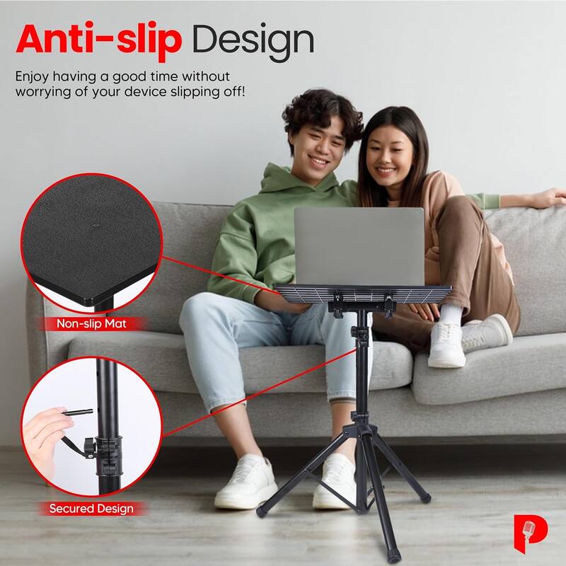 ProMaster Adjustable Tripod Projector Stand - Height Adjustable Projector Floor Stand for Outside Use,