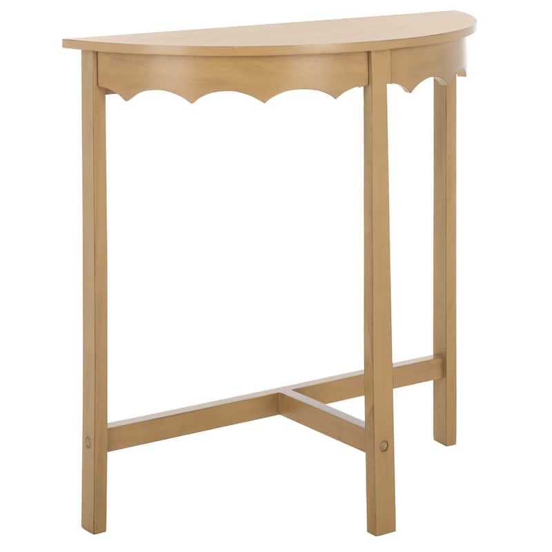 SAFAVIEH Home Seraphina Half Round Console - 32"W x 13"D x 32"H