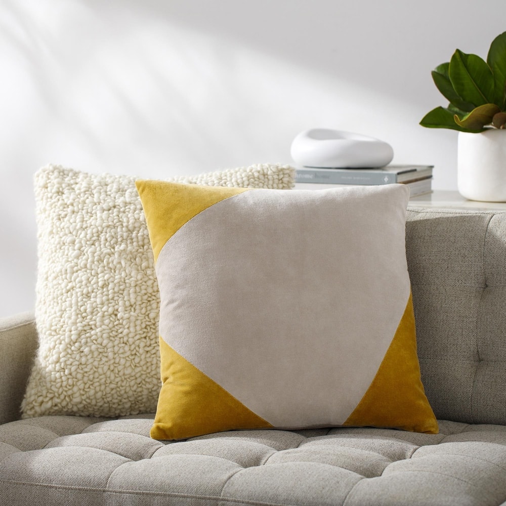 Artistic Weavers Deveron Cotton Velvet Corner Throw Pillow