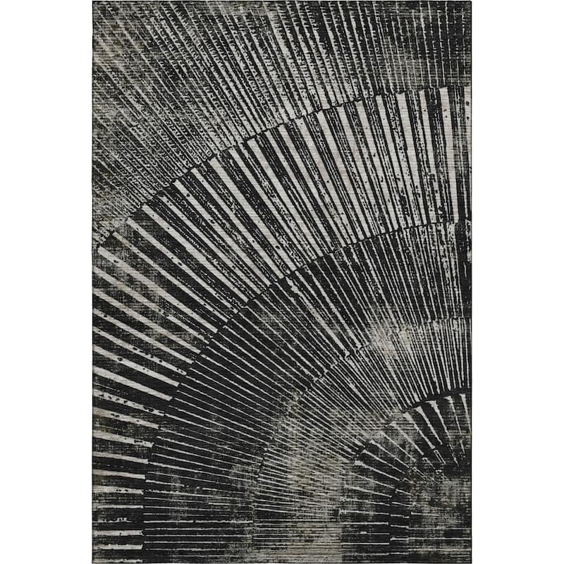 Premium Washable Super Soft Modern Starburst Mayfield Rug