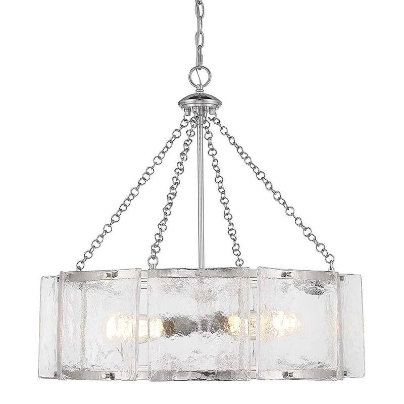 Savoy House 1-8200-5 Genry 5 Light 26" Wide Ring Chandelier - Polished Nickel