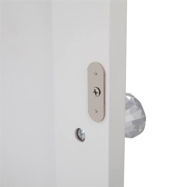 Shop Single Door Fork Bathroom Cabinet White Overstock 31484014